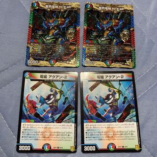 竜界電融 N・EXT 2枚、電磁 アクアン-2 2枚