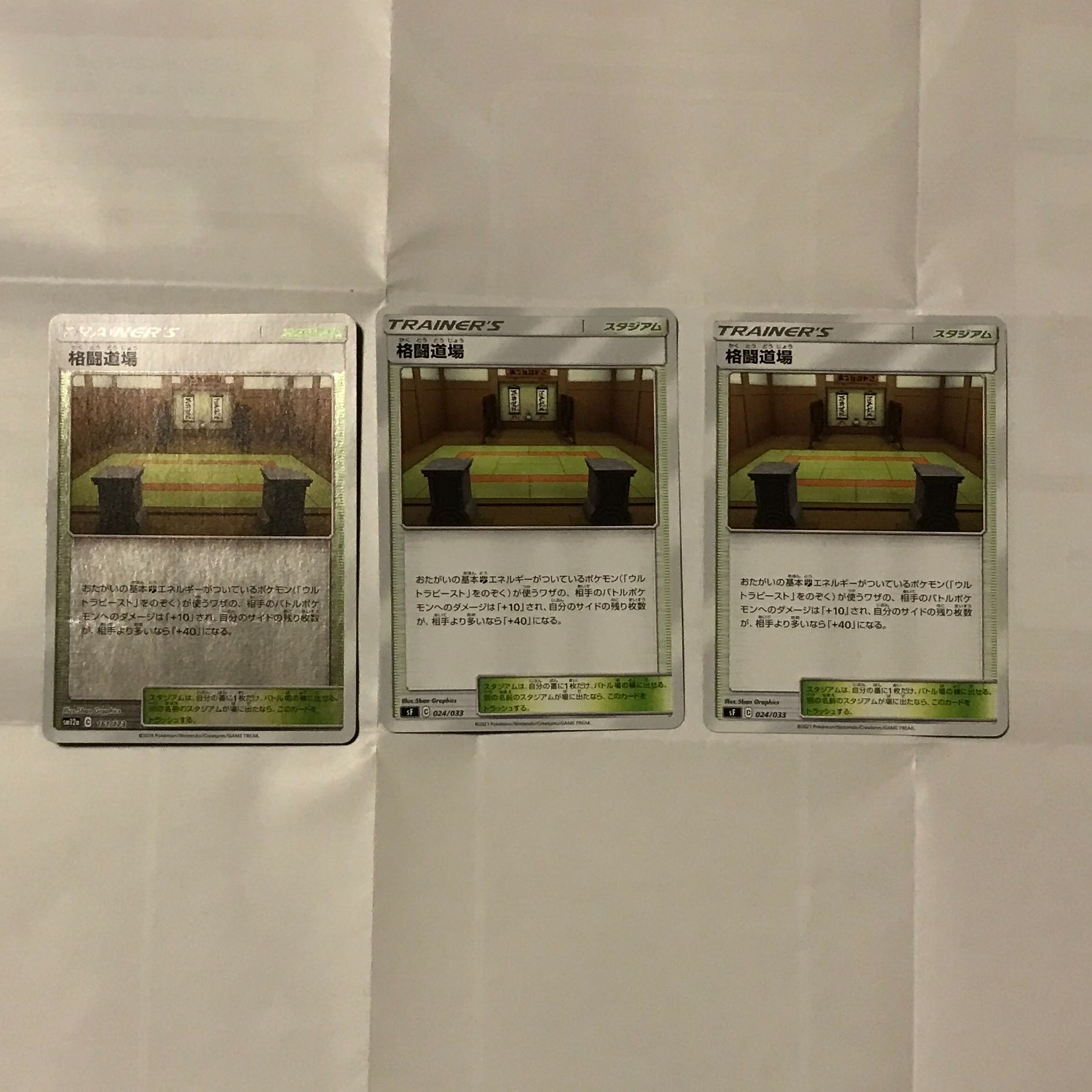 格闘道場(ミラー)１枚   格闘道場２枚