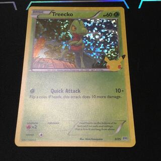 Treecko Pokémon 25th Anniversary Promo Kira