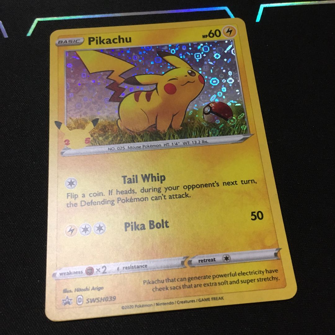 Pikachu Pokémon 25th Anniversary Promo