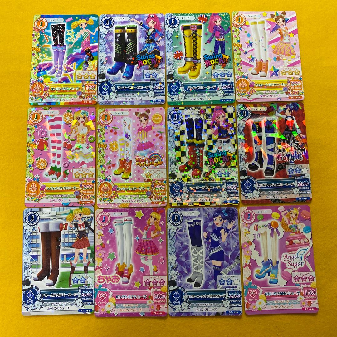 Aikatsu Card 2012 2013 Shoes Promo etc.