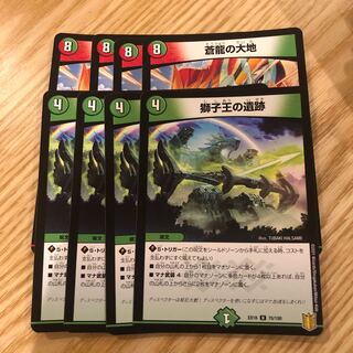 蒼龍の大地　獅子王の遺跡　4枚ずつ