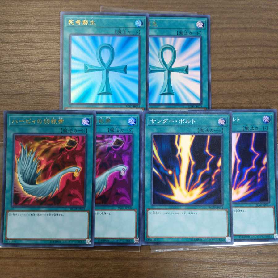 死者蘇生　ハーピィの羽根帚　サンダーボルト　2枚セット