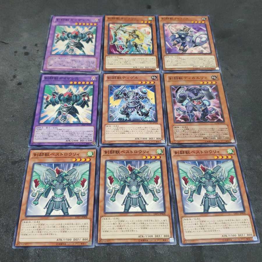 Sword Fighting Beast Deck Parts Yu-Gi-Oh Tiger Blowfish