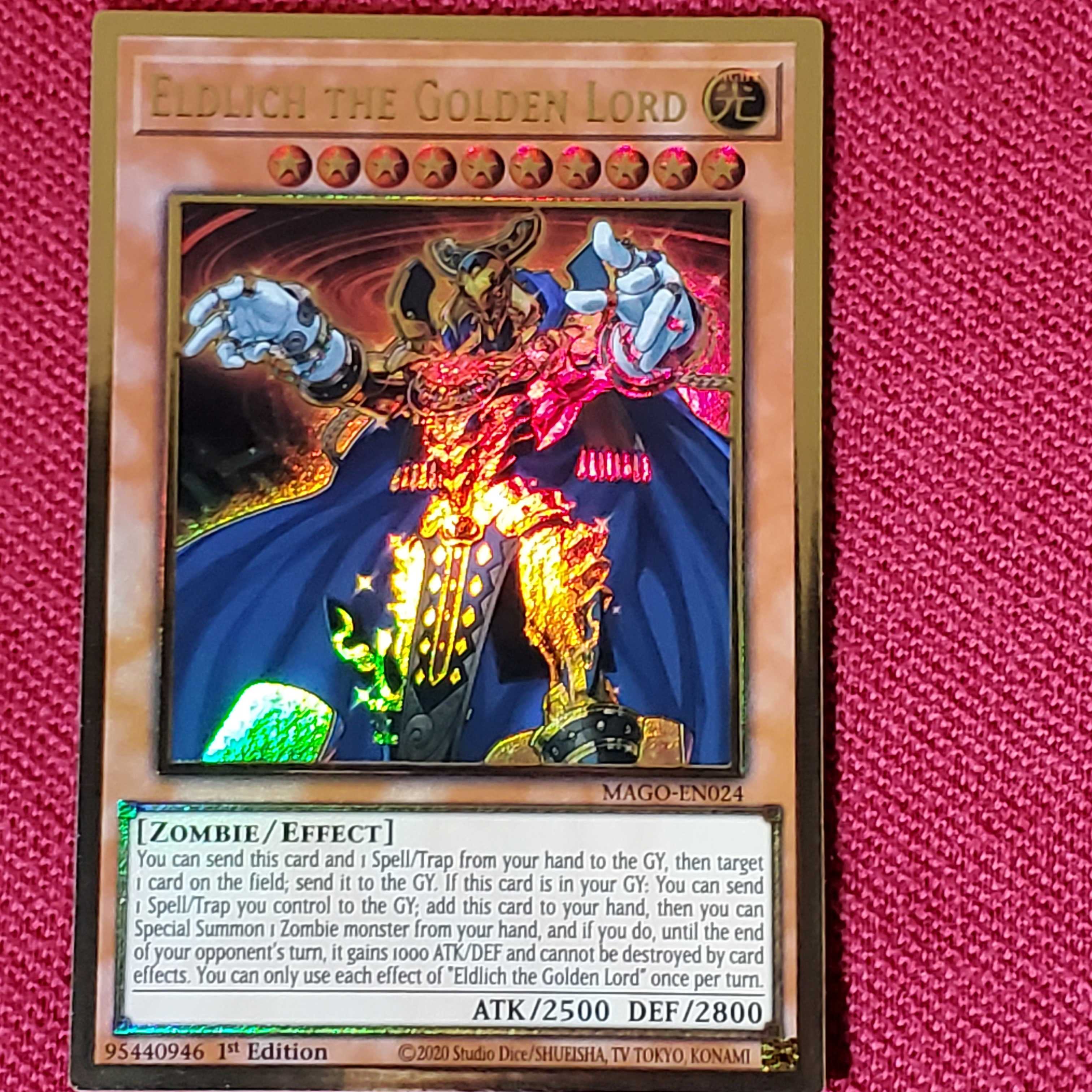 遊戯王　エルドリッチ　英語版　海外版　プレミアム　ゴールド