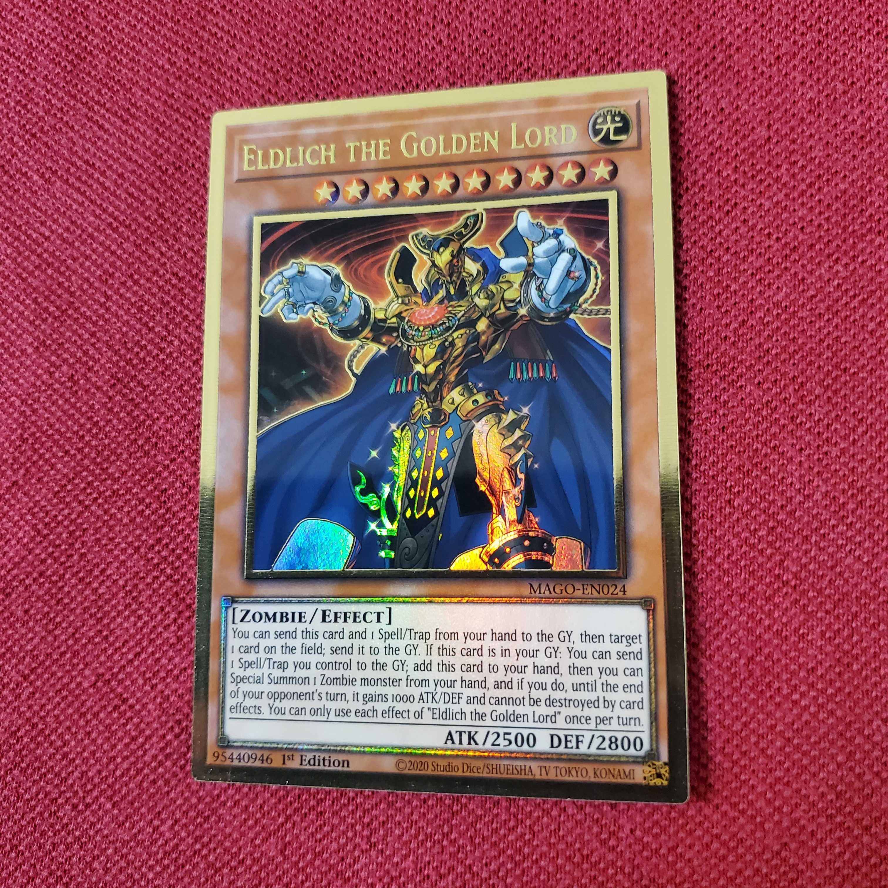 遊戯王　エルドリッチ　英語版　海外版　プレミアム　ゴールド