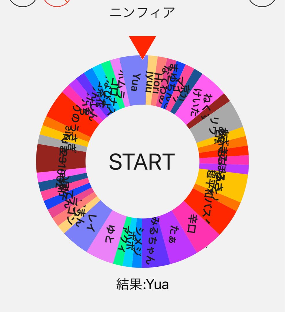 The winner of the lottery is Yua ( ^ω^ )