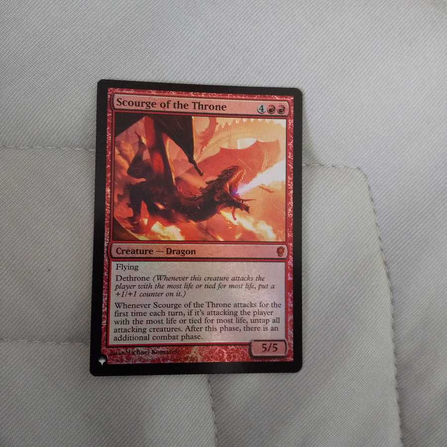 Scourge of the Throne foil