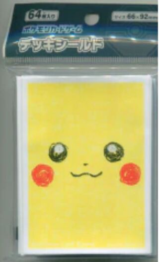 ポケモン デッキシールド ポケカ　ポケモンカード　ピカチュウフェイス