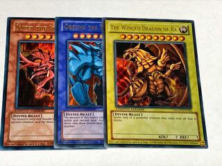 オシリスの天空竜　オベリスクの巨神兵　ラーの翼神竜　英語版　EU版