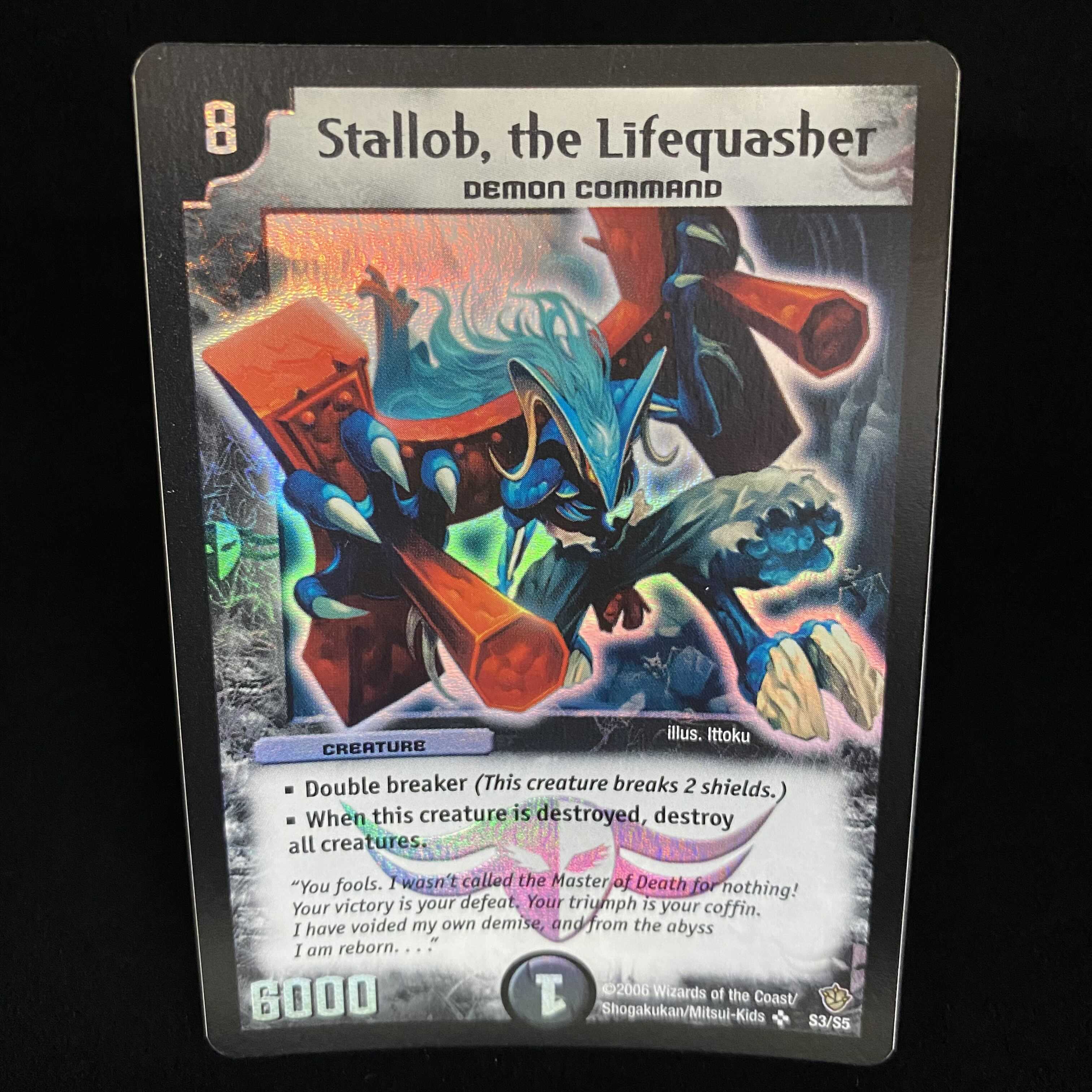 English version Stallob, the Lifequasher foil