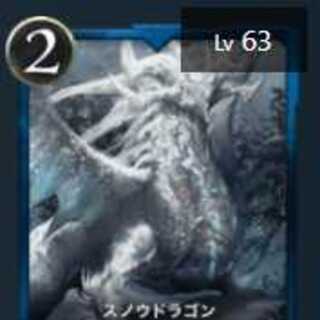 スノウドラゴン　１枚