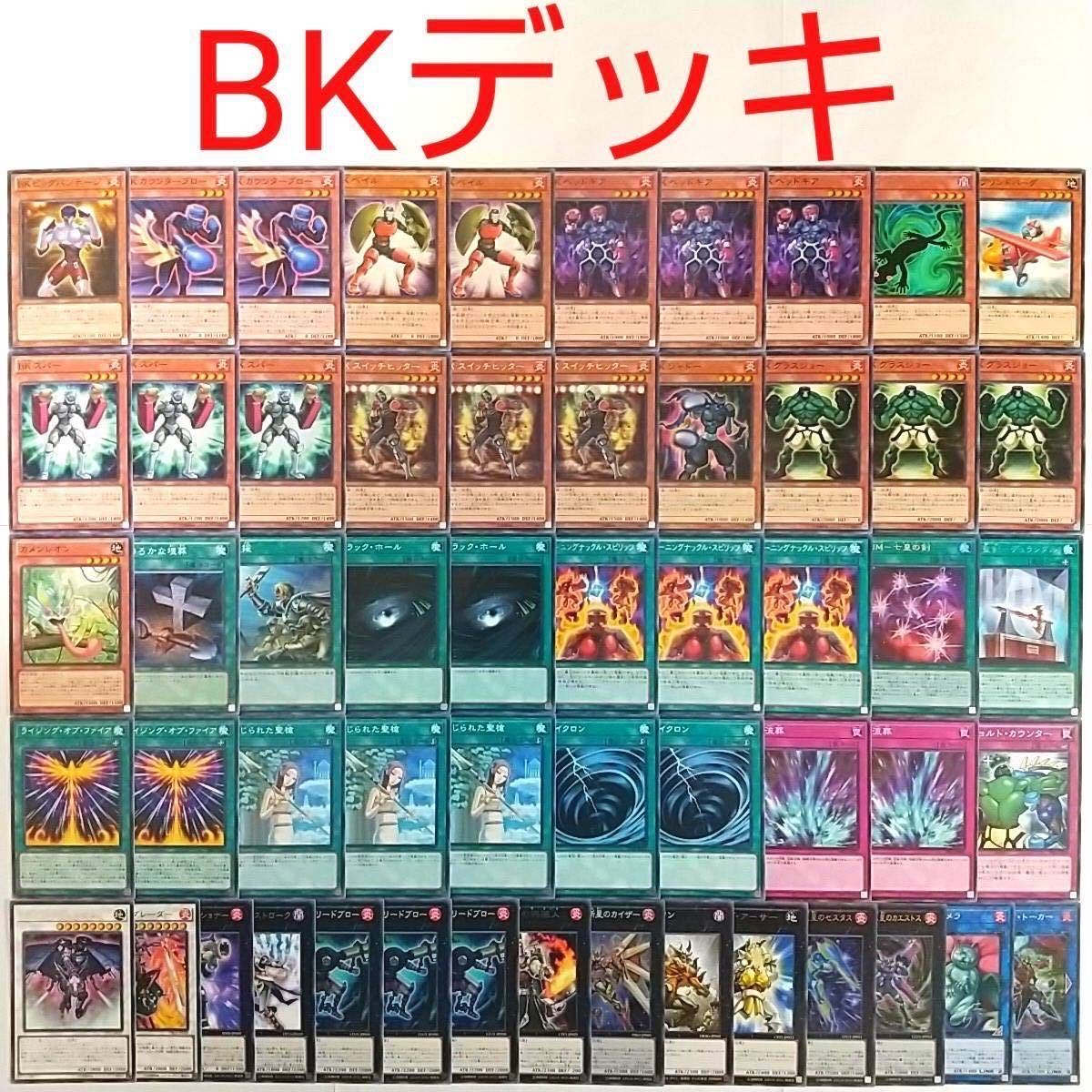 【遊戯王 デッキ】No.79BK新星のカイザー No.105BK流星のセスタス