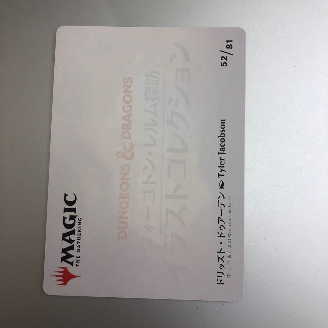 ドリッズト ドゥアーデン アートカード サイン