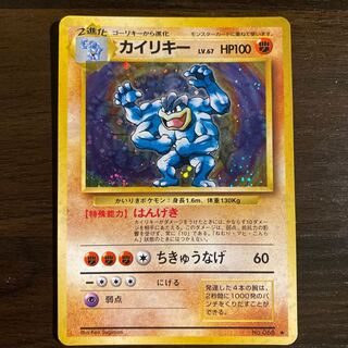 カイリキー　マークあり　旧裏　キラ