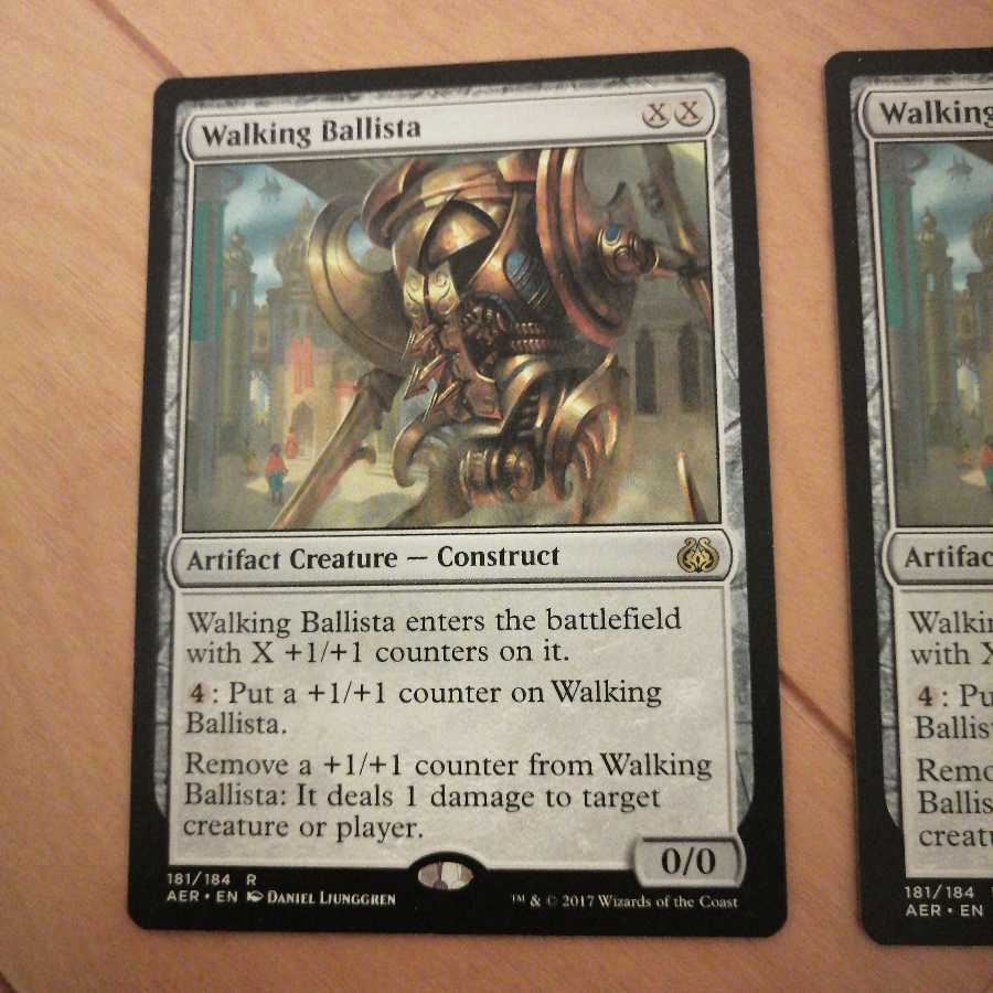 歩行バリスタ　英語2枚セット