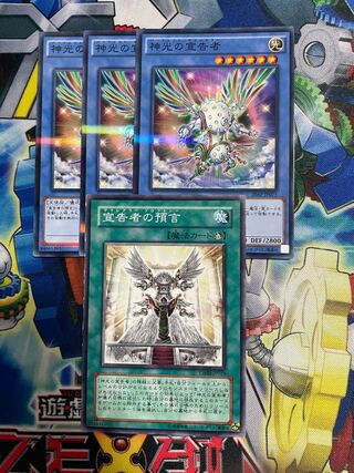 神光の宣告者3枚&宣告者の予言1枚