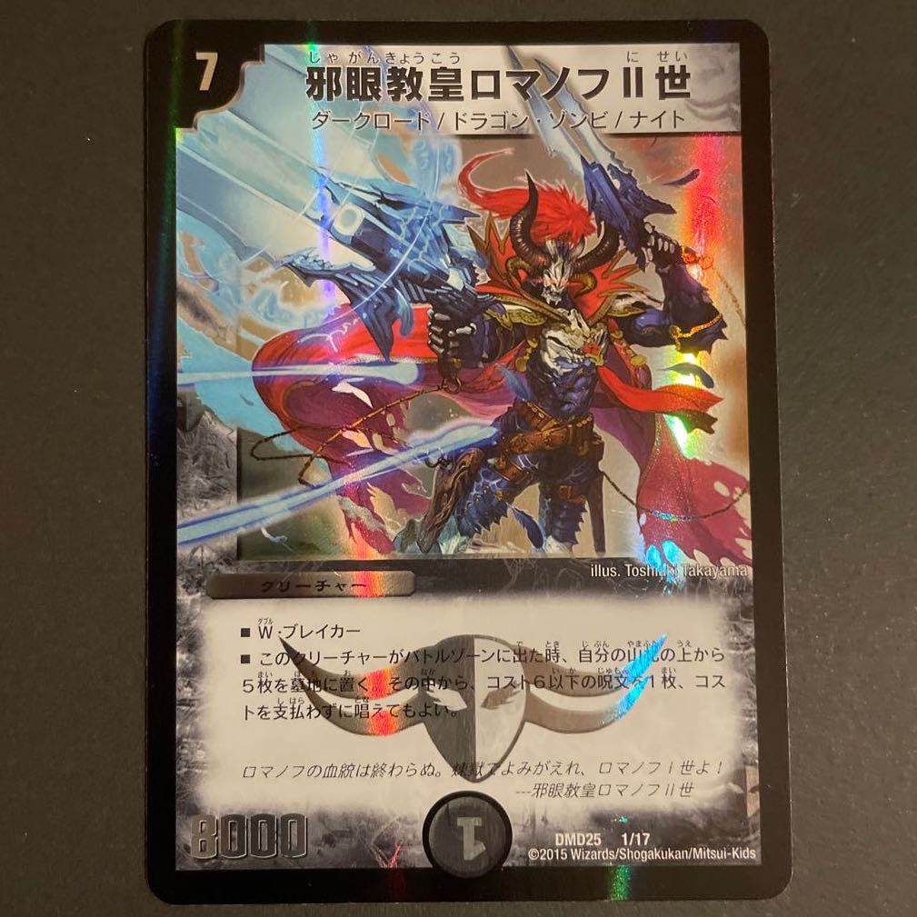 Scratched Evil Eye Pope Romanov II, set of 4