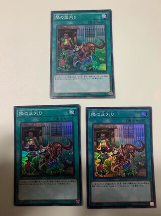 隣の芝刈り スーパーレア　3枚セット