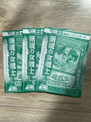 新鋭の女戦士　ウルトラレア　3枚セット