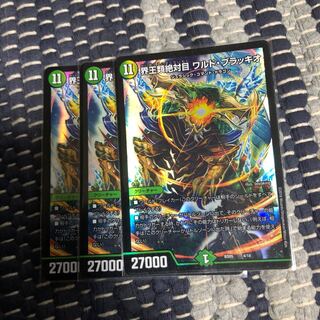 界王類絶対目ワルドブラッキオ　3枚