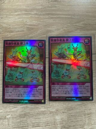 獣機界奥義　獣之拳　スーパーレア　2枚セット