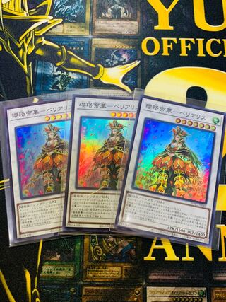 遊戯王　瓔珞の帝華　ペリアリス　スーパーレア 1枚