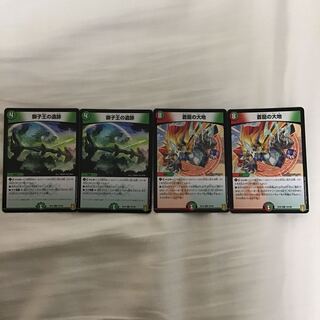 獅子王の遺跡　蒼龍の大地　各2枚セット