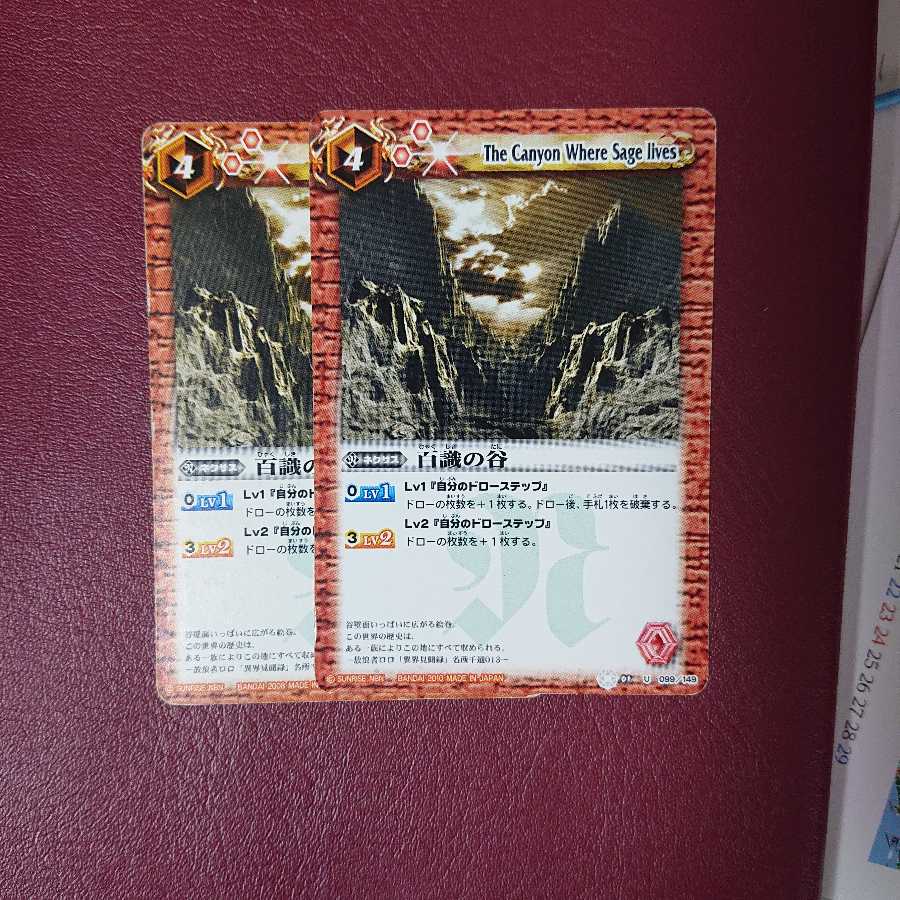 百識の谷 × 2枚 2枚