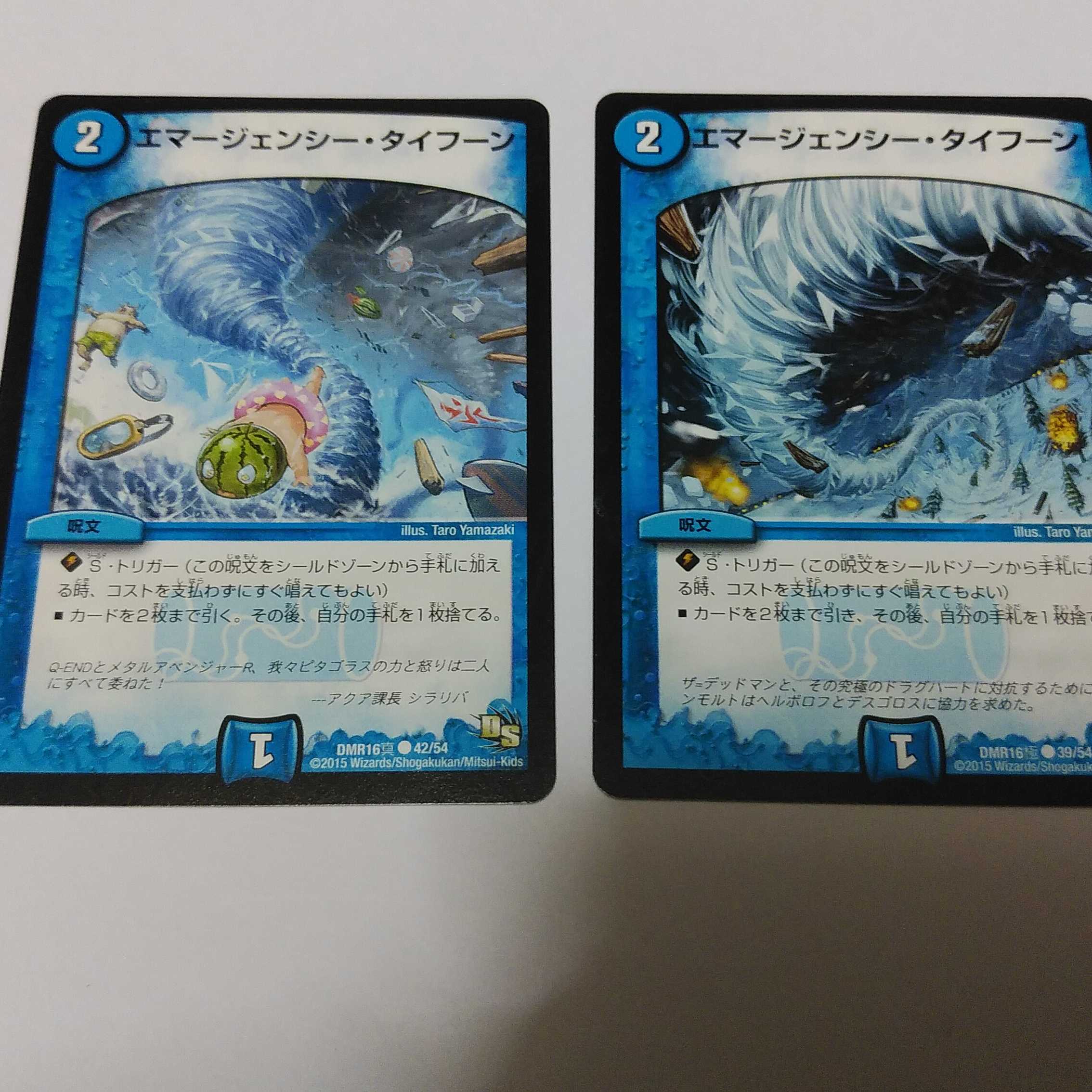 エマージェンシータイフーン　２枚　送料無料　まとめ買いでさらにお得