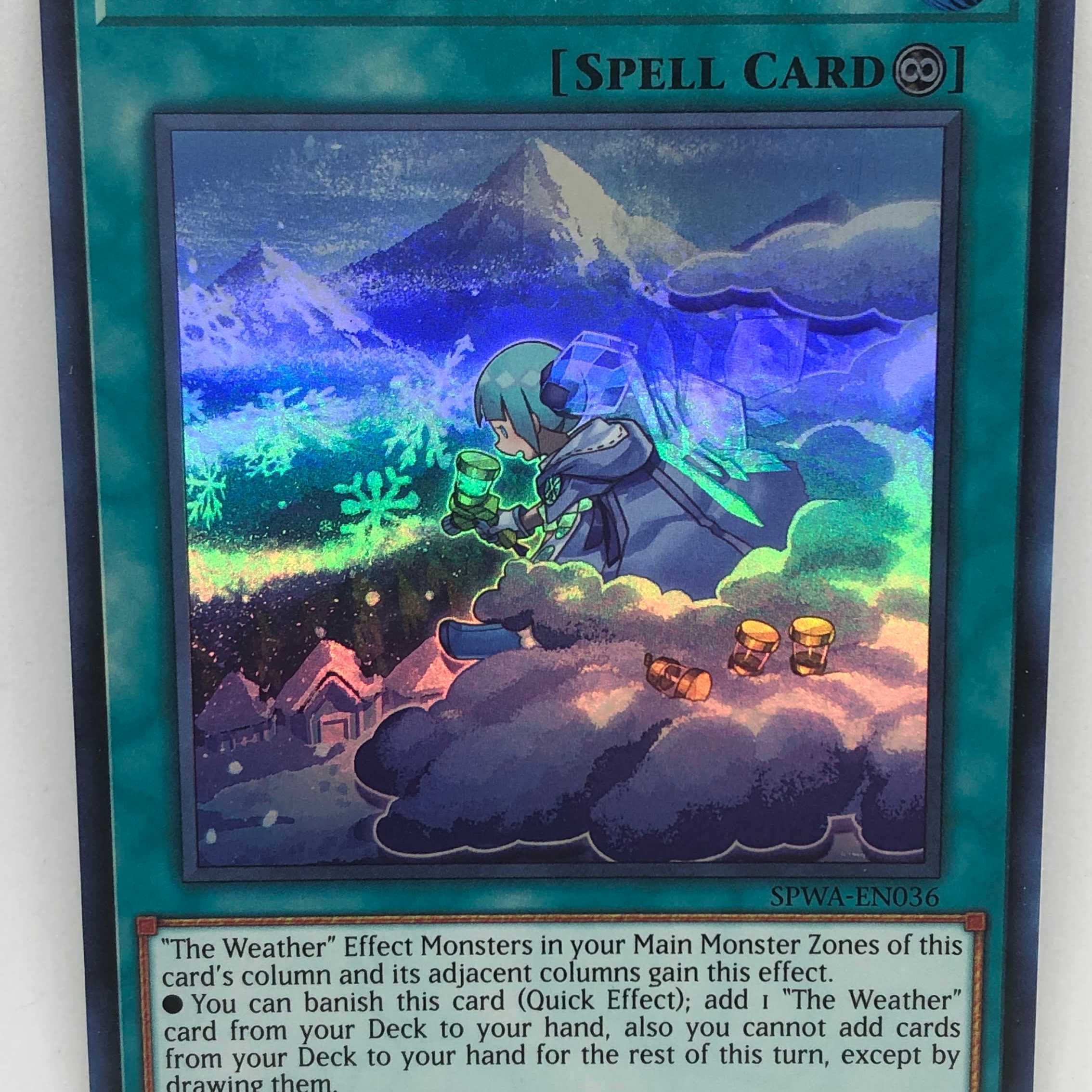 遊戯王 英語 雪の天気模様 1st SPWA スーパー スー