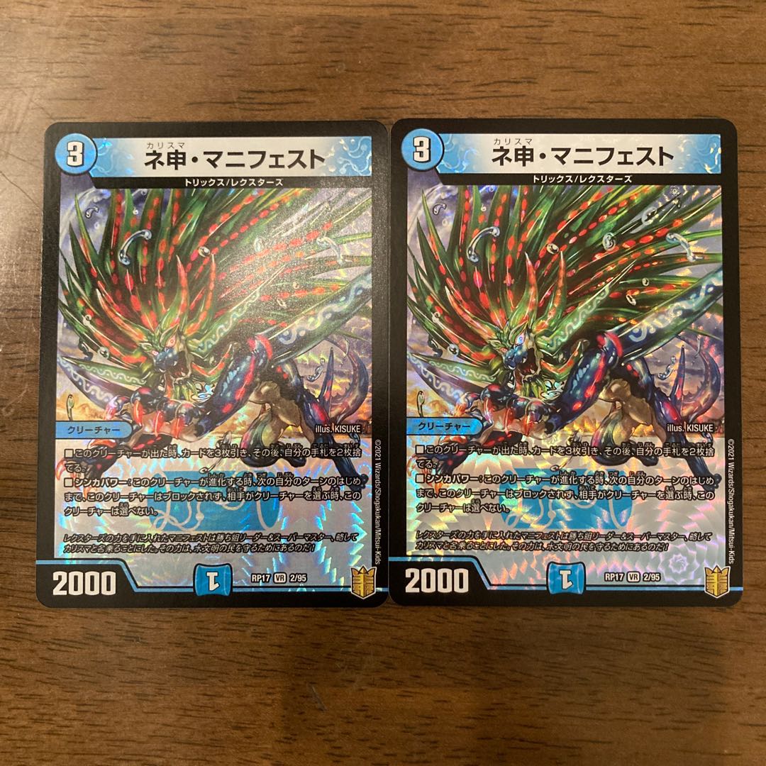 ネ申・マニフェスト 2枚