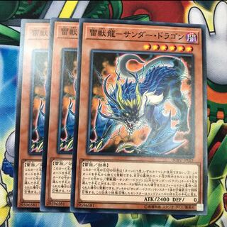 雷獣龍-サンダー・ドラゴン　3枚