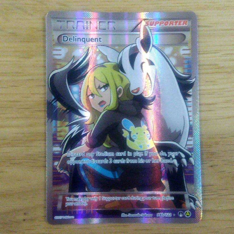 こわいおねえさん英語版ポケモンカード_キラ_SR