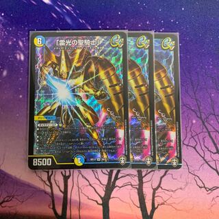 「雷光の聖騎士」 3枚