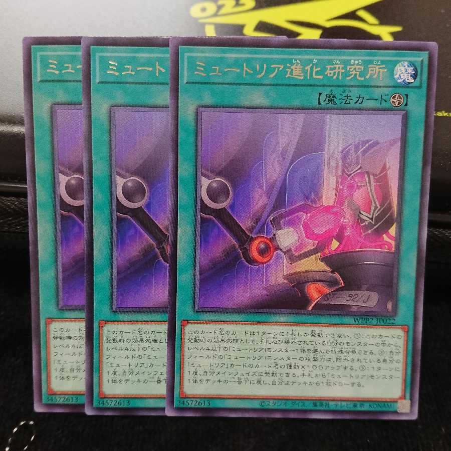 【レア】ミュートリア進化研究所 3枚