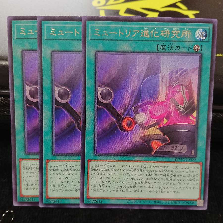 【レア】ミュートリア進化研究所 3枚