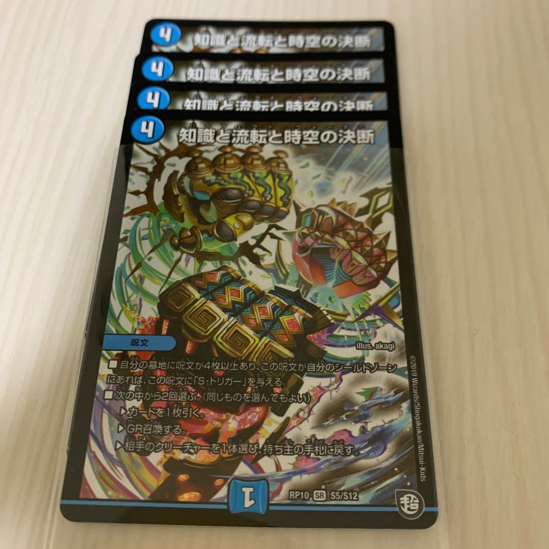 Knowledge, flux, and time-space decisions 4 cards