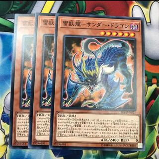 雷獣龍-サンダー・ドラゴン　3枚