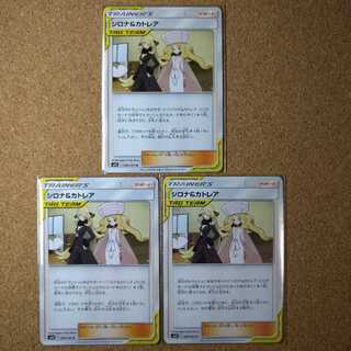 シロナ＆カトレア３枚　088/095　【1081】