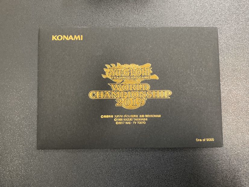 wcs2019 黒封筒 1BOX