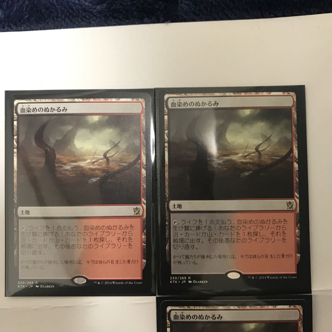 血染めのぬかるみ3枚