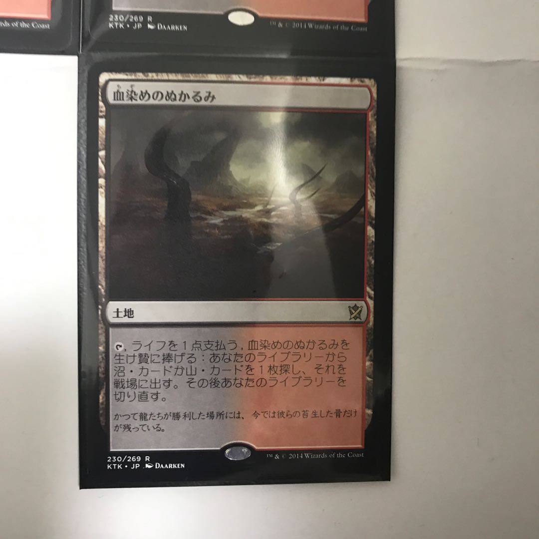 血染めのぬかるみ3枚