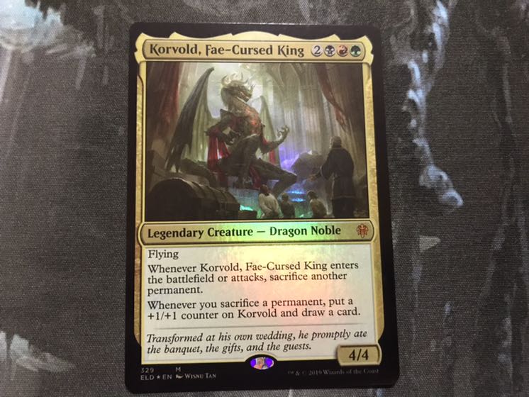 フェイに呪われた王、コルヴォルド　英語foil