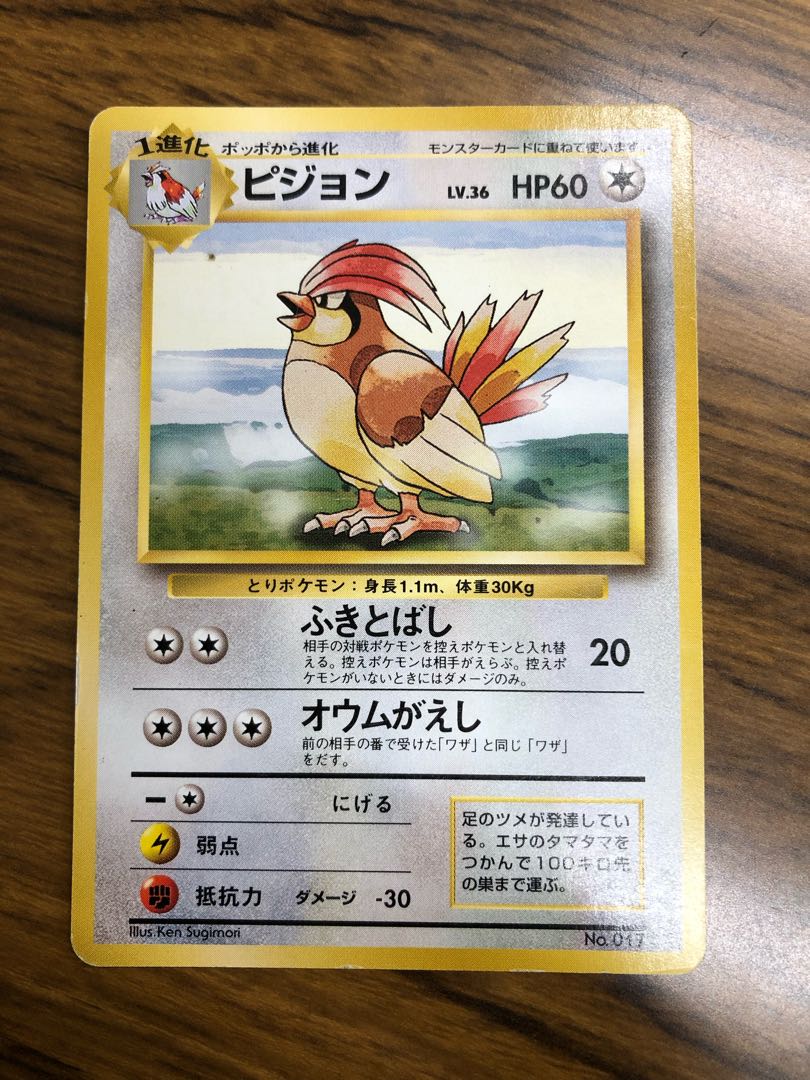 ポケモンカード ピジョン 初版