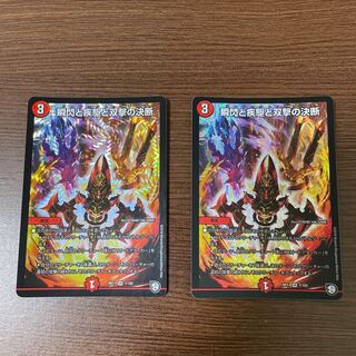 瞬閃と疾駆と双撃の決断