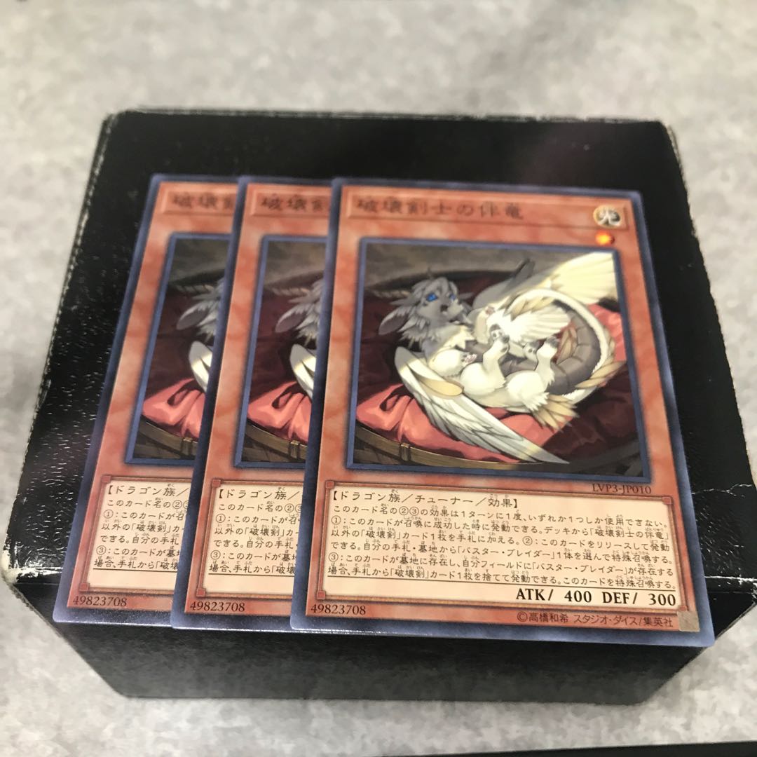 破壊剣士の伴竜 ノーマル3枚