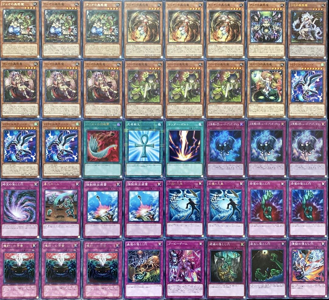 遊戯王 本格構築 蟲惑魔デッキ メイン+EX+サイド