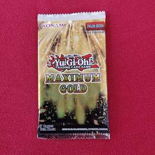 遊戯王　MAXIMUM GOLD 未開封　パック