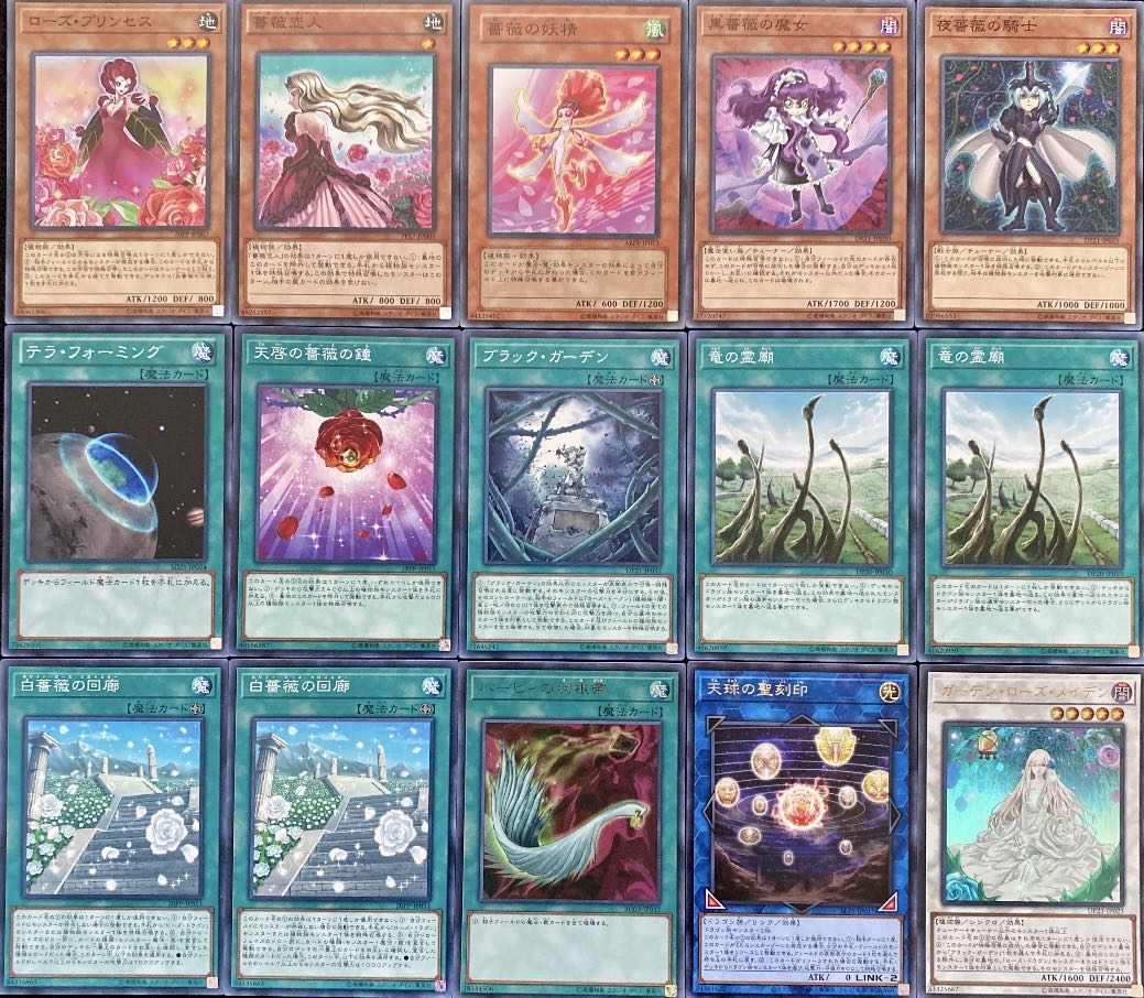 遊戯王 本格構築 ローズドラゴンデッキ メイン+EX+サイド